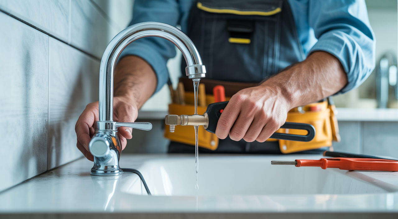 Atlanta handyman repairing home fixtures